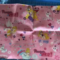 ディズニープリンセス 綿生地 ピンク
