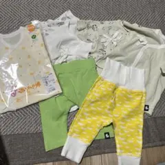 ムーミンパンツ、赤ちゃんの城、西松屋　肌着7点セット＋おまけ1