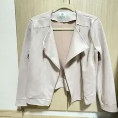 ナノユニバースライダースジャケット　フェイクレザー