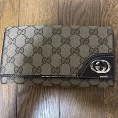 GUCCI オールドグッチ 長財2つ折り GG柄 キャンパス | Mercari