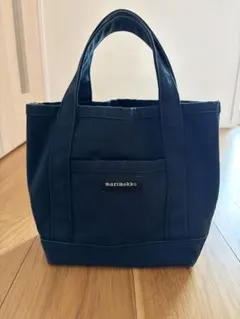 marimekko マリメッコ トートバッグ ネイビー