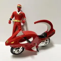 忍者戦隊カクレンジャー　シャークブリッダー　ニンジャレッド　フィギュア　2点のサムネイル