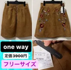 No.108 定価￥3,900 one way刺繍入りスカート ワンウェイのサムネイル