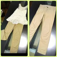 UNIQLO ベージュ パンツ♡