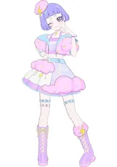 アイプリ　かみなりぐもゆめかわ　フルコーデ