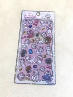 新品 マリーちゃん ボンボンドロップシール プチドロップステッカー ディズニー