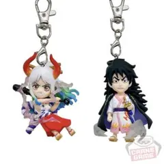 ワンピース　フィギュアキーホルダー vol.1　ヤマト　モモの助　2個セット