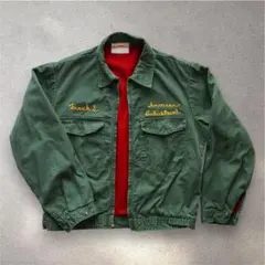 70s【Universal Overall】ワークジャケット Green