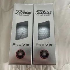 Titleist PRO V1x ゴルフボール 2箱セットのサムネイル