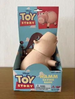 初期☆トイストーリー ハム 貯金箱 フィギュア ディズニー ピクサー