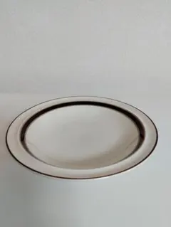 約23㎝　レトロ　カレー皿　パスタ皿　デリプレート　やや深皿　ディッシュ 1枚