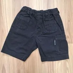 黒 ポケット付きショートパンツ ズボン コムサイズム