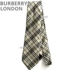 ネクタイ BURBERRY LONDON ノバチェック ベージュ シルク