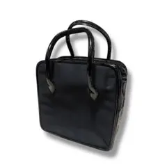 K306 YohjiYamamoto ヨウジヤマモト ハンドバッグ 黒のサムネイル