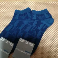 EMPORIO ARMANI ソックス 25-27cm ブルーのサムネイル