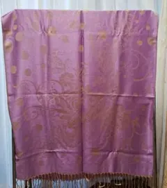 パシュミナ　ストール　ライトパープル