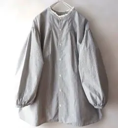 [studio CLIP]前後2way ゆったりシャツチュニックブラウスFサイズ