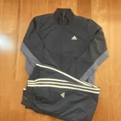 adidas ジャージ上下セット ネイビー　値下げ
