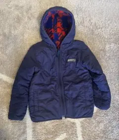 120ブリーズ ダウン　紺　リバーシブル　裏ボア
