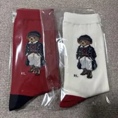 ラルフローレンポロベアソックスセット 23-25cm