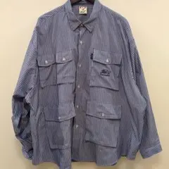 Cooper オーバーサイズ ストライプ シャツ