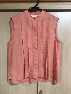 【新品】 ユニクロ　コントワーデコトニエ　リネンブレンドノースリーブ シャツ