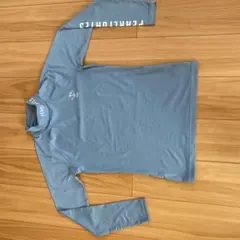 パーリゲイツ　ハイネック長袖シャツ　ブルーグレー