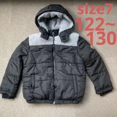 ANDY & EVAN フード付き ボア ジャンパー 未使用 黒 130㎝くらい