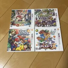 3DSソフト 4本セット ゼルダ・DQ・スマブラ・パズドラ