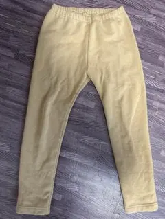 120cm 裏起毛　長ズボン　ベージュ