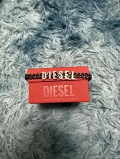 DIESEL ブラックチェーンブレスレット