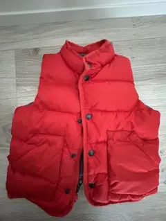 Gap 赤 ダウンベスト 95センチ
