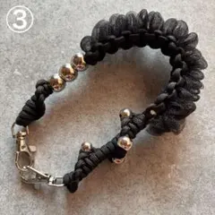 パラコード　ハンドストラップ　スマホストラップ　ハンドメイド　③