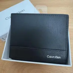 【新品】Calvin Klein 2つ折り財布 カードケース ブラック 黒