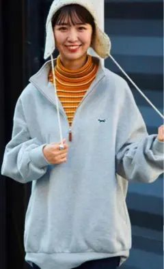 TOWN CRAFT×FREAK'S STORE/ハーフジップスウェット