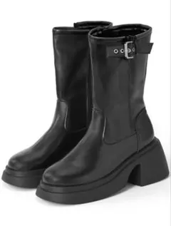 GRL レザーミドルブーツ[ci639]