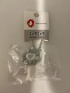 白 ミャクミャク PVCマスコット C ホワイト キーホルダー ボールチェーン