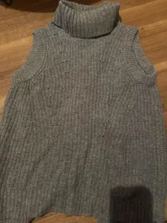 ビームスB-MING LIFE STORE グレー ニットベスト ONESIZE