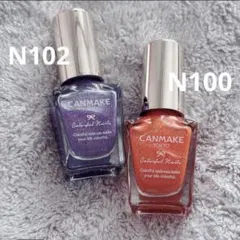CANMAKE カラフルネイルズ　N100 N102