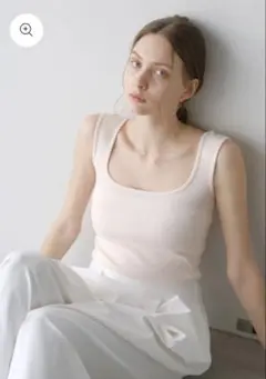 TELOPLAN Efe Knit Tank Top / White - メルカリ