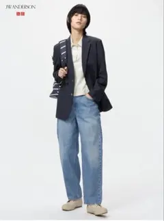 ユニクロ　UNIQLO JW anderson バギーデニム　25