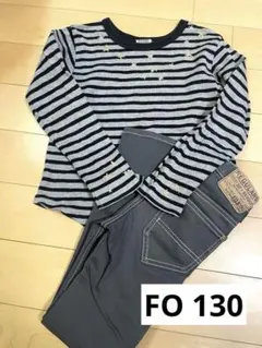 FOキッズ　男の子☆130 2点セット！長袖カットソー　パンツ