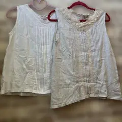 SM2衿元レースタンクトップ　2枚組