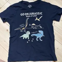 恐竜プリント Tシャツ 120