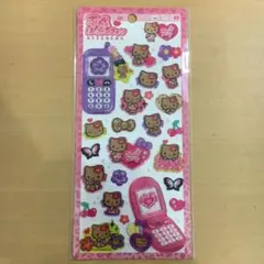 平成はっぴーフォン　日焼けキティ　ギャルキティ　シール　サンリオ