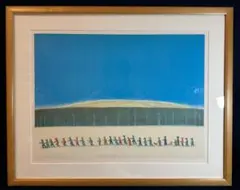 府川誠 『電車が通る』 リトグラフ ed.777 直筆サイン 額装 Yahoo!オークション - 「府川誠」の落札相場・落札価格