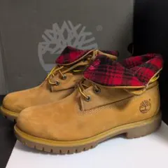【Woolrichコラボ】Timberland ロールトップブーツ 26cmのサムネイル