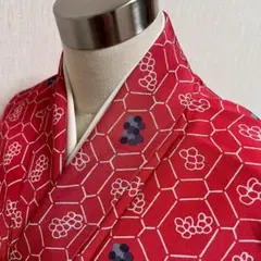 KJ2674 洗える着物 小紋 身丈157.5cm ポリエステル 化繊