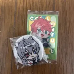 カラフルピーチ どぬく、じゃぱぱ 缶バッジ、カード