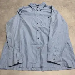 BRANDINI 古着 長袖シャツ ライトブルー XXL